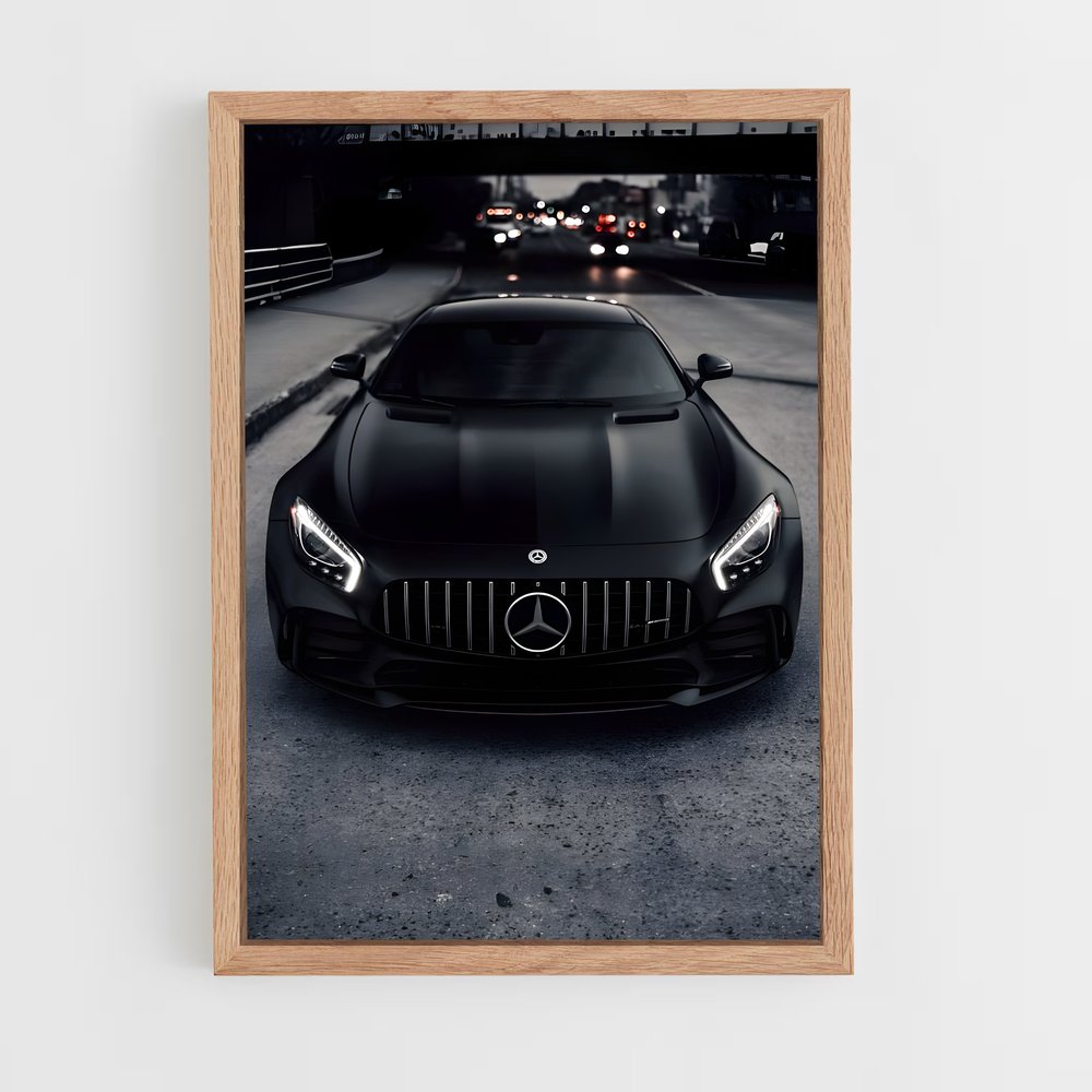 Poster magnifique Sls amg gt – affiche Mercedes (vue 4)